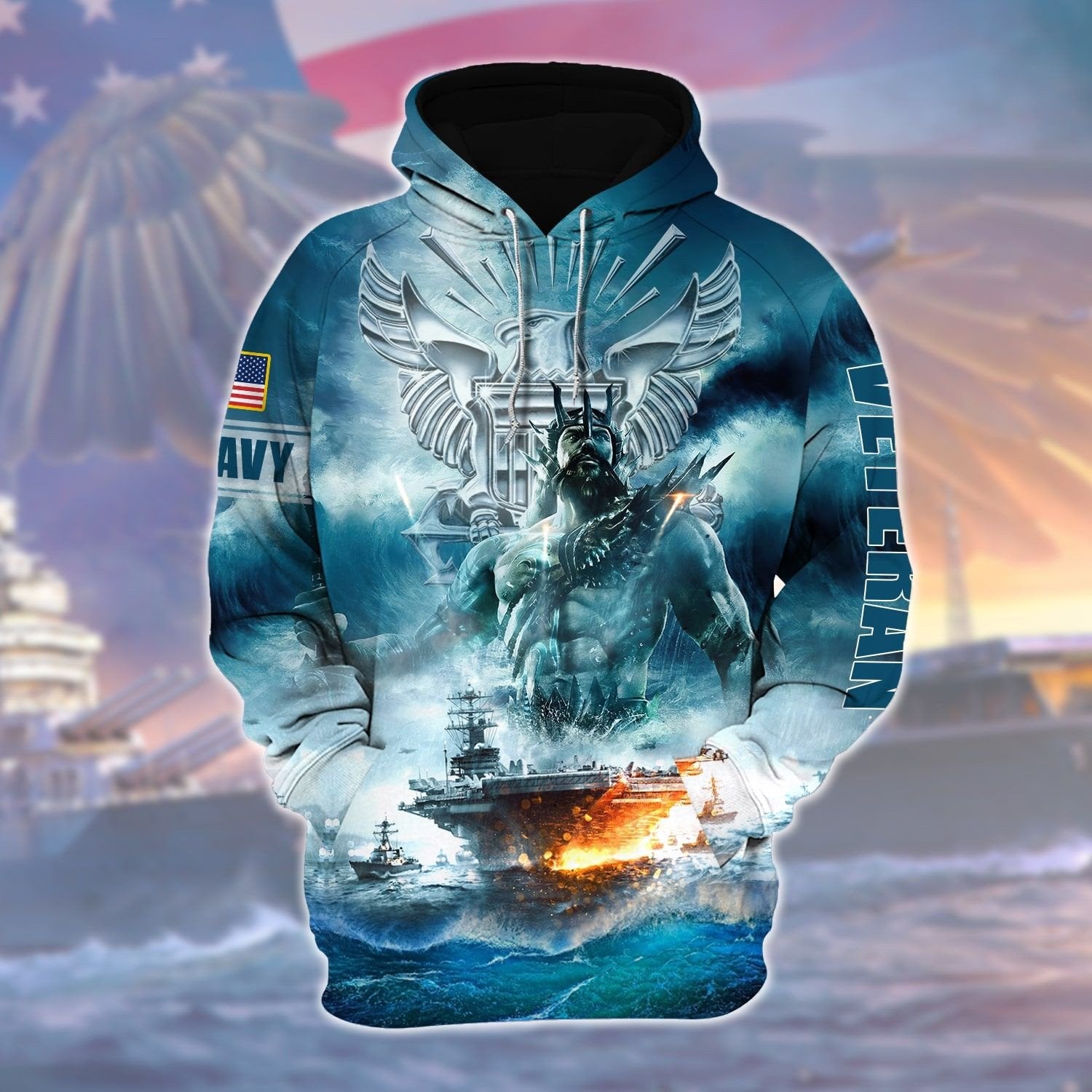 Unique U.S Navy Veteran Zip Hoodie And Hoodie PVC291001
