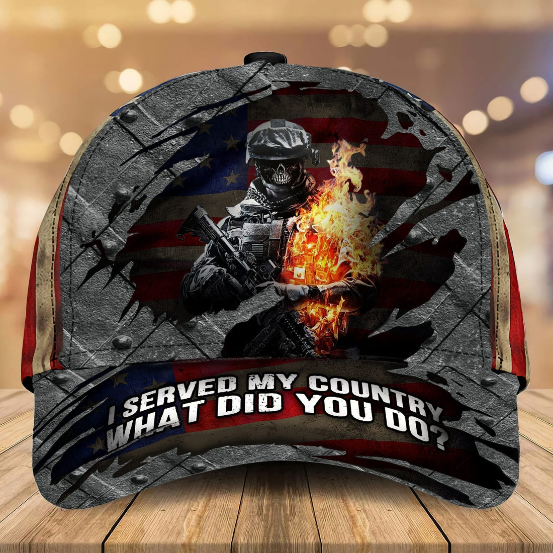 Unique What Did You Do Veteran Cap TVN041107