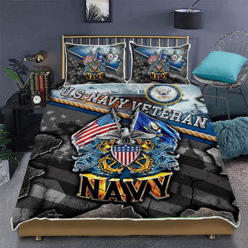Unique U.S. Navy Bedding Set PVC231113