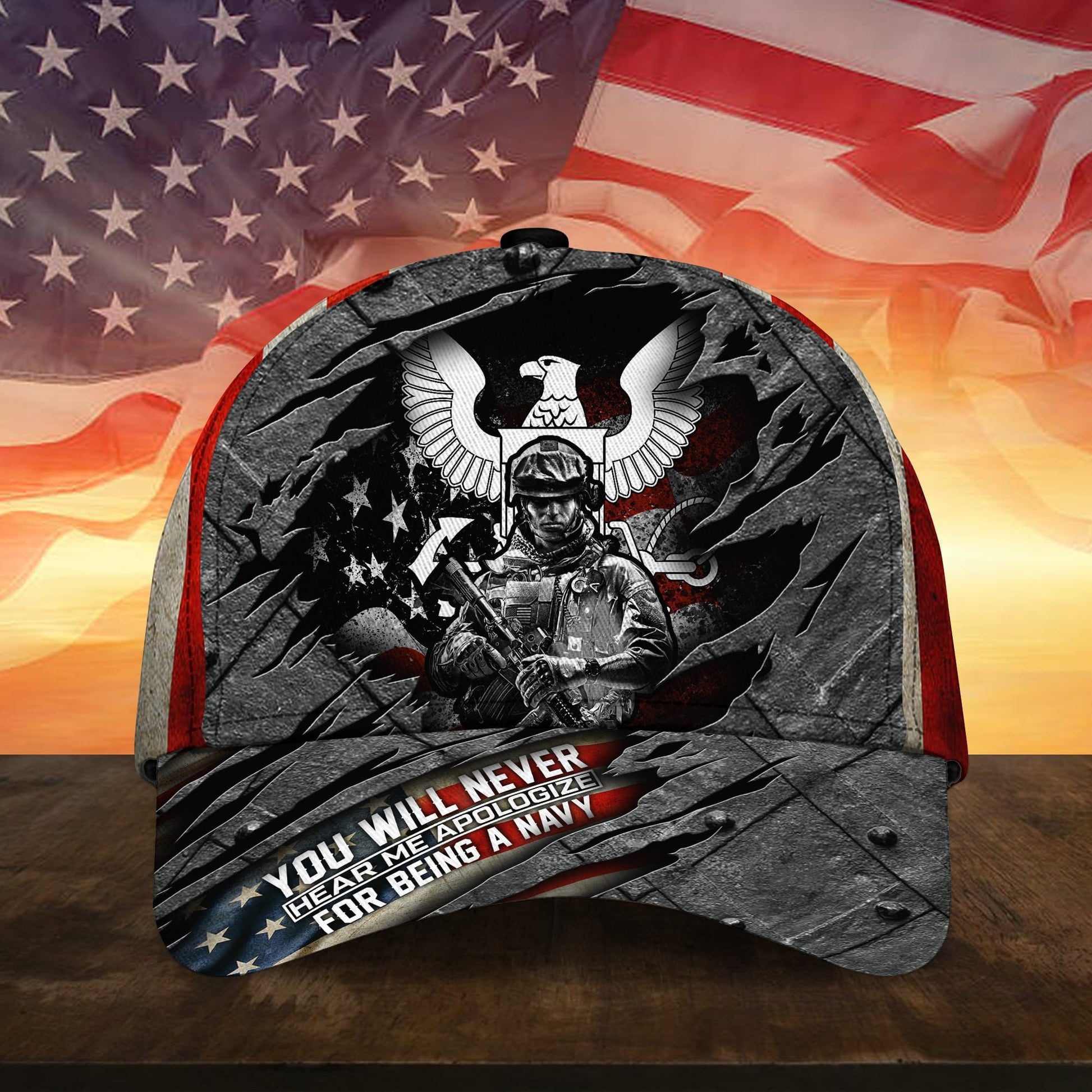 Unique Never Apologize For Being A Veteran Cap TVN211202