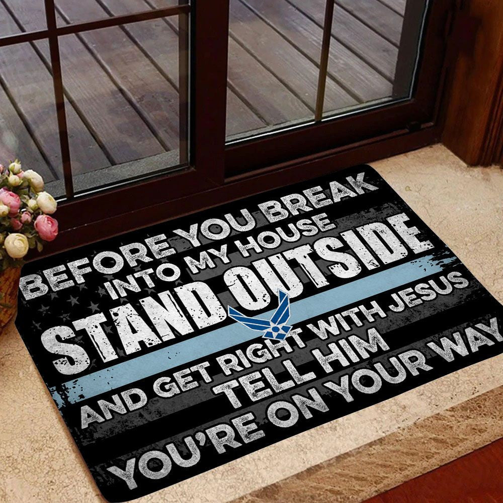 Premium Unique U.S Air Force Door Mat Ultra Soft NDT120705XX