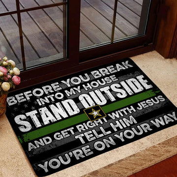 Premium Unique U.S Army Door Mat Ultra Soft NDT120701XX