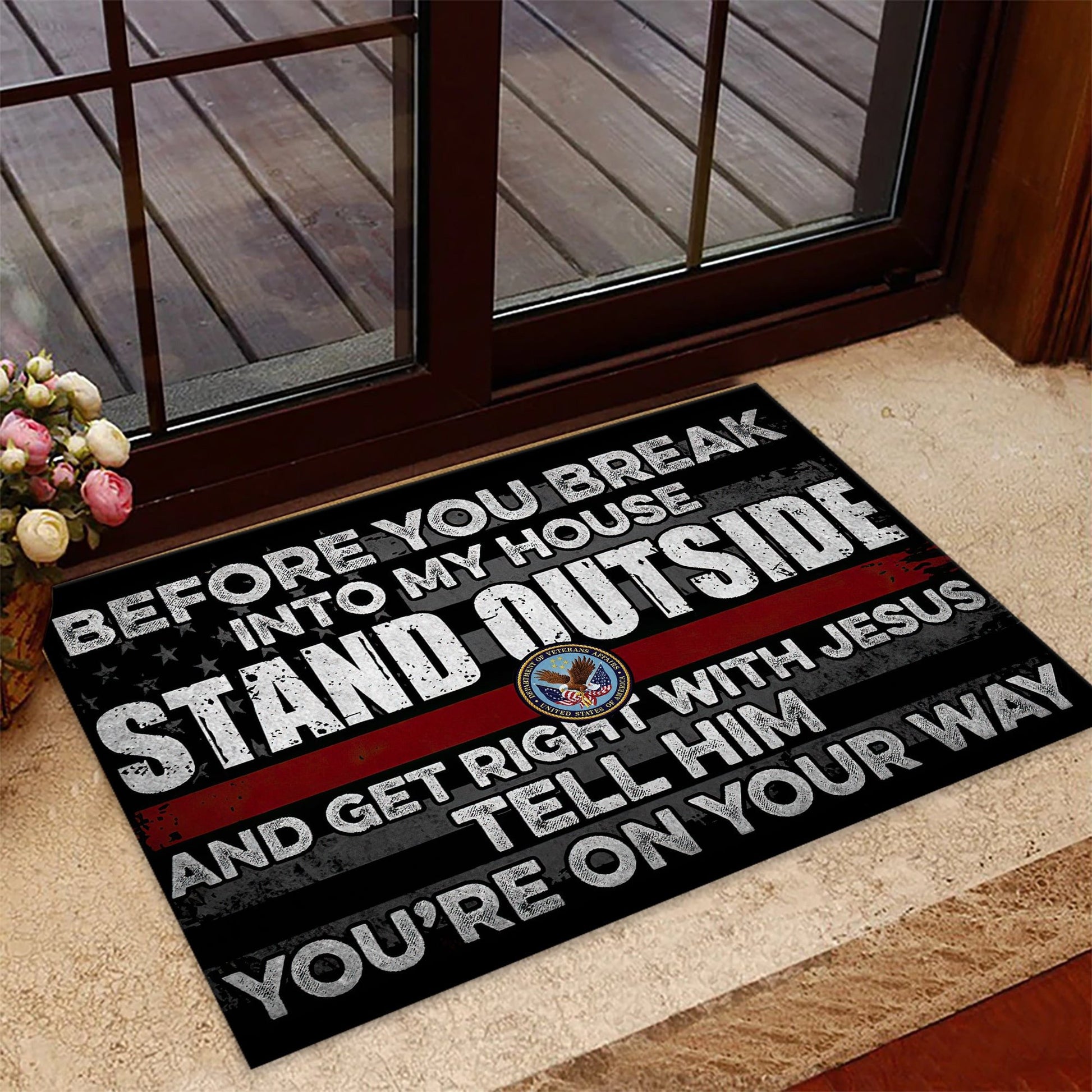 Premium Unique U.S Veteran Door Mat Ultra Soft NDT120706XX