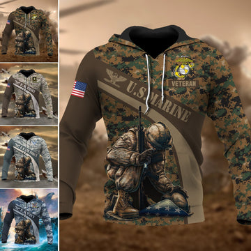 Premium Multiple US Military Services Veteran Hoodie PVC050102