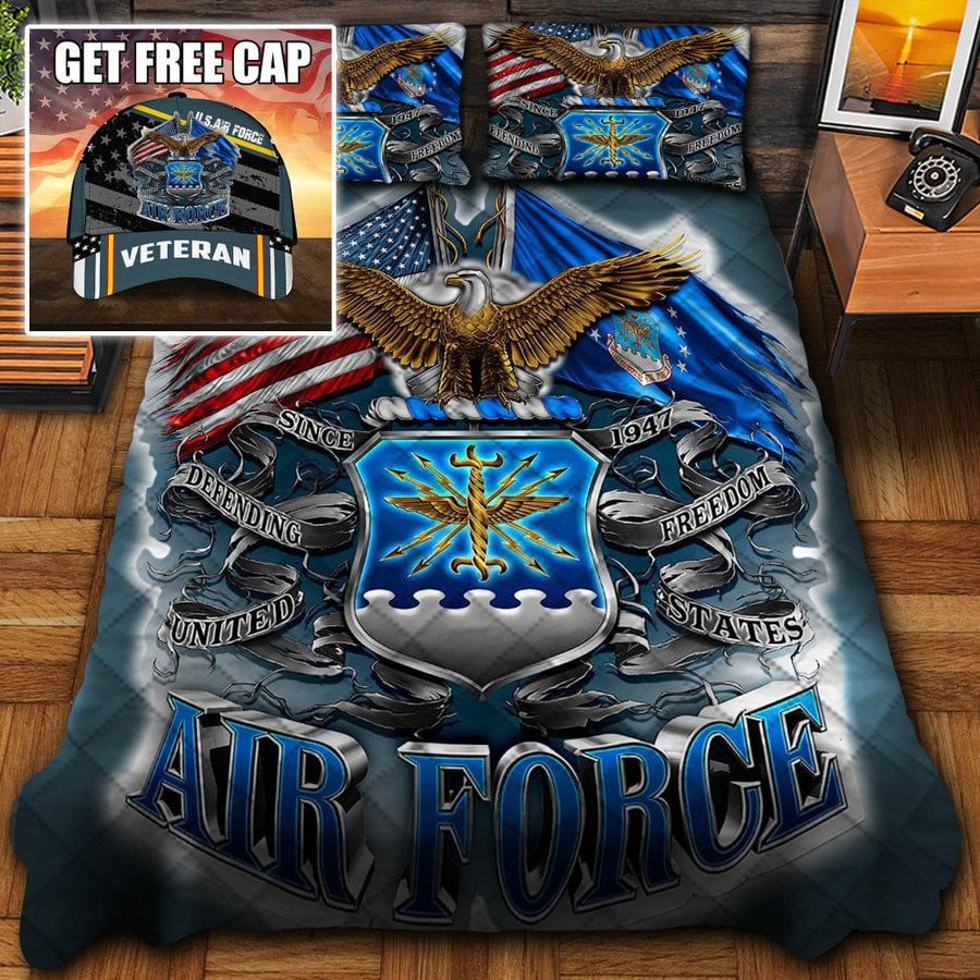 Premium Multiple US Military Services Veteran Bedding Set PVC231203(Free Cap)