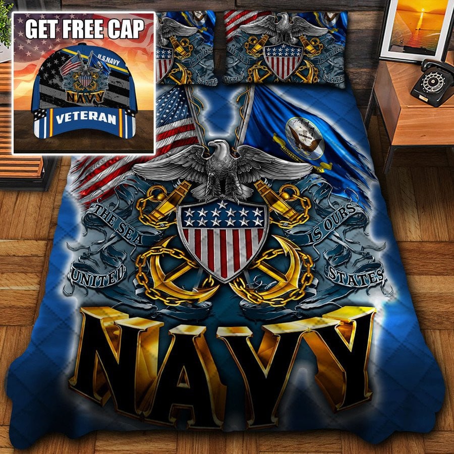 Premium Multiple US Military Services Veteran Bedding Set PVC231203(Free Cap)