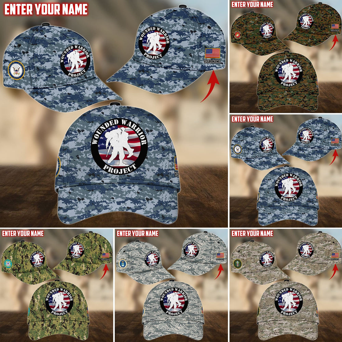 Unique Wounded Warrior Project Cap TVN120101