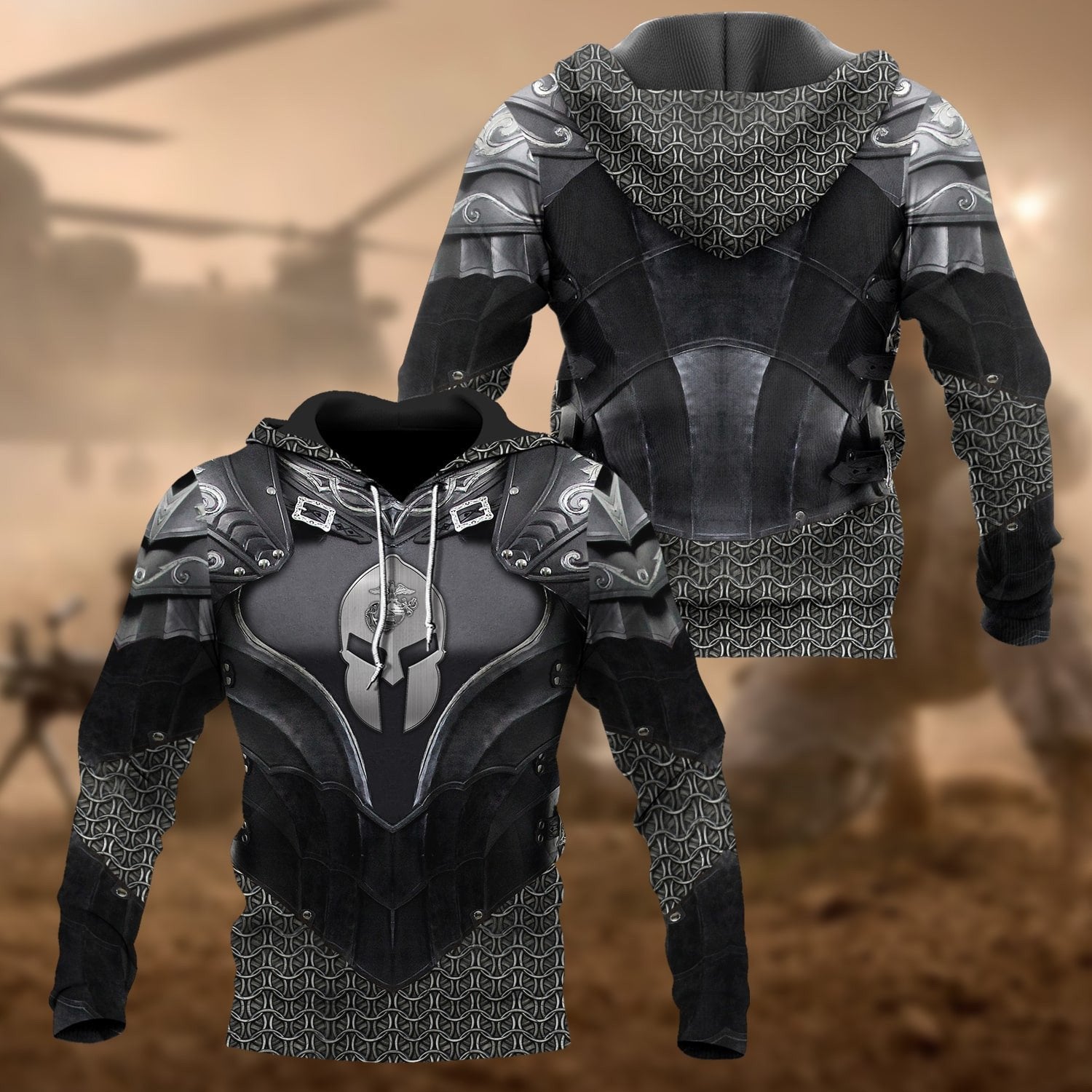 Premium Multiple US Military Services Veteran Hoodie PVC140102