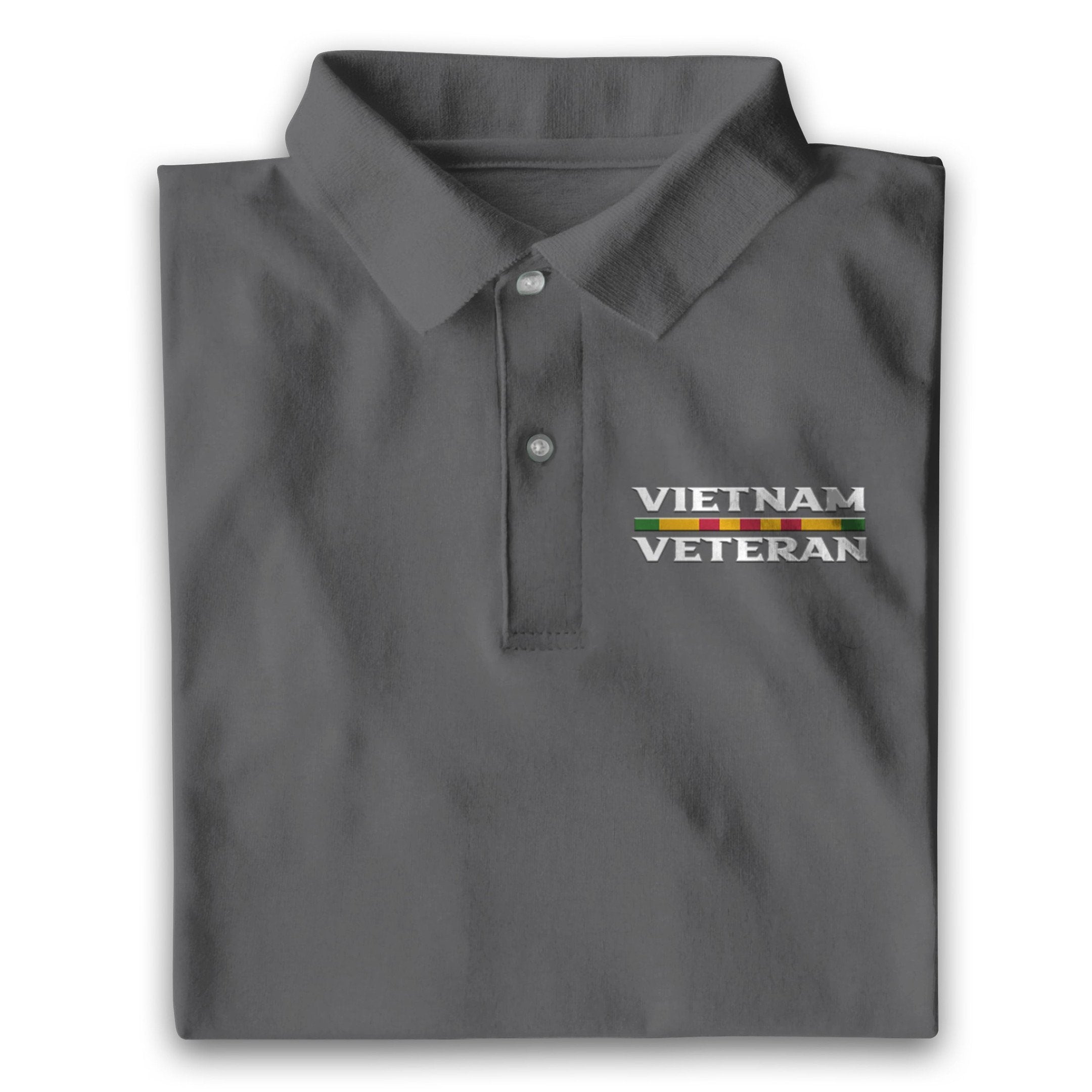 Multicolor Unique Vietnam Veteran Polo Shirt TVN170101