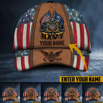 Unique Multiple Service Veteran Personalize 3D Cap TVN180103