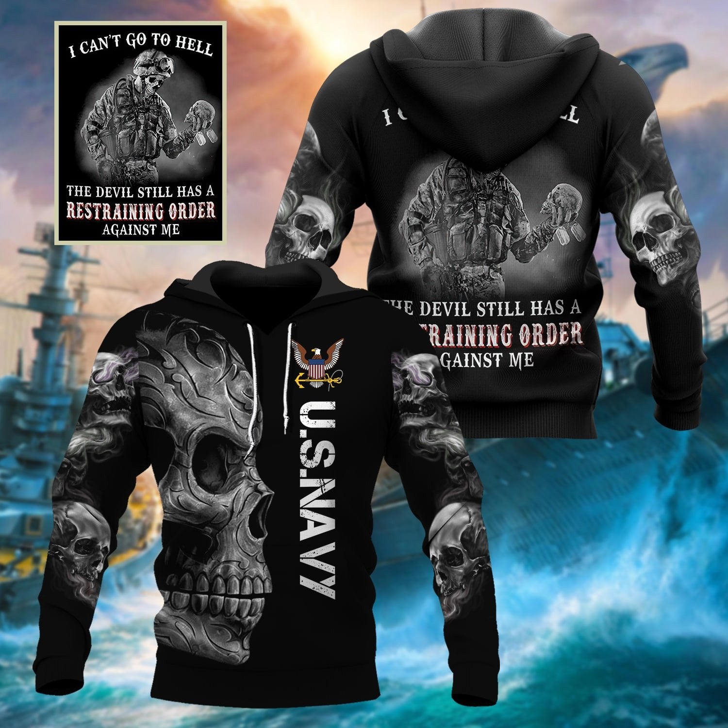 Premium U.S Veteran Hoodie TVN230103