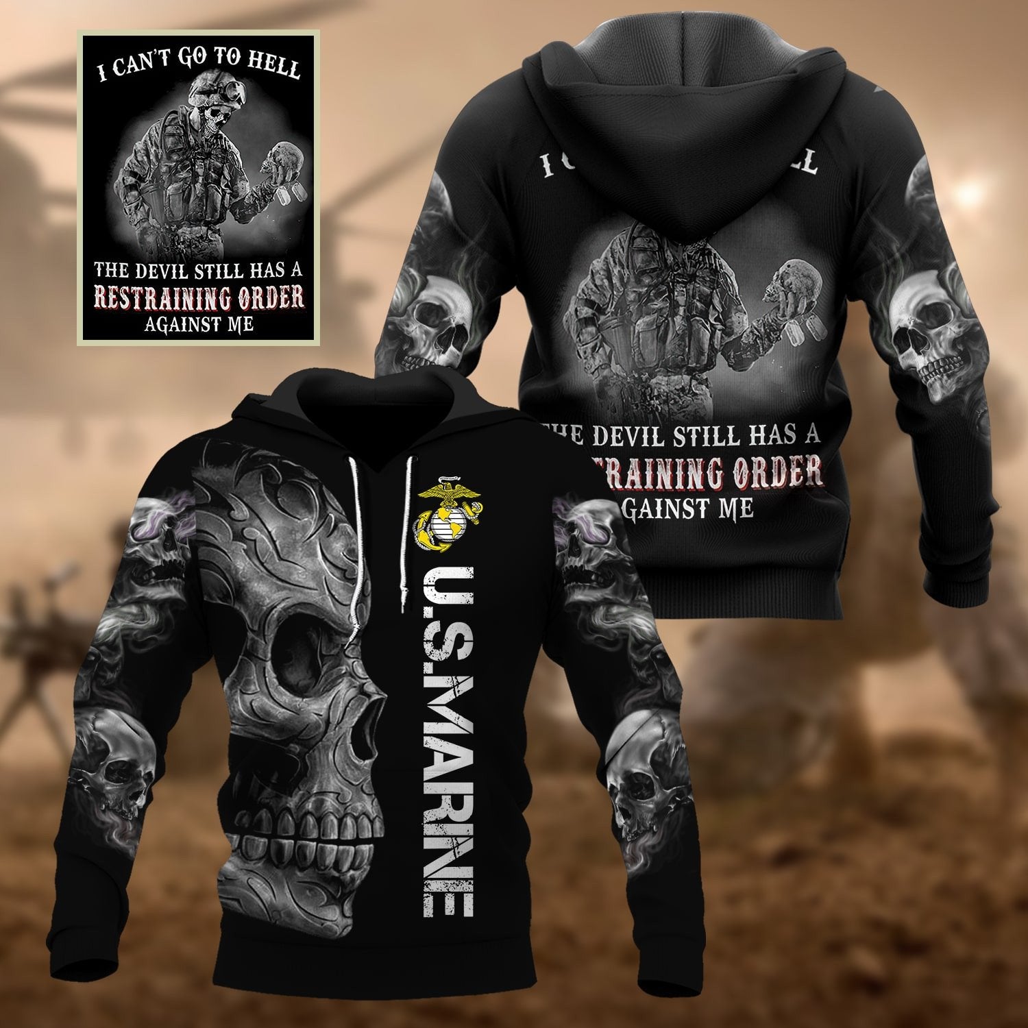 Premium U.S Veteran Hoodie TVN230103