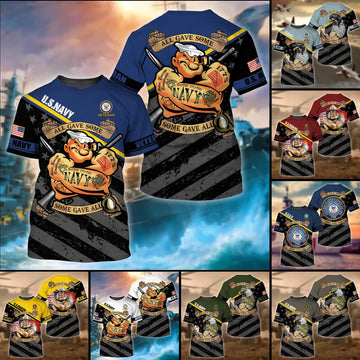 Premium Unique US Multiple Service T-Shirt TVN110202