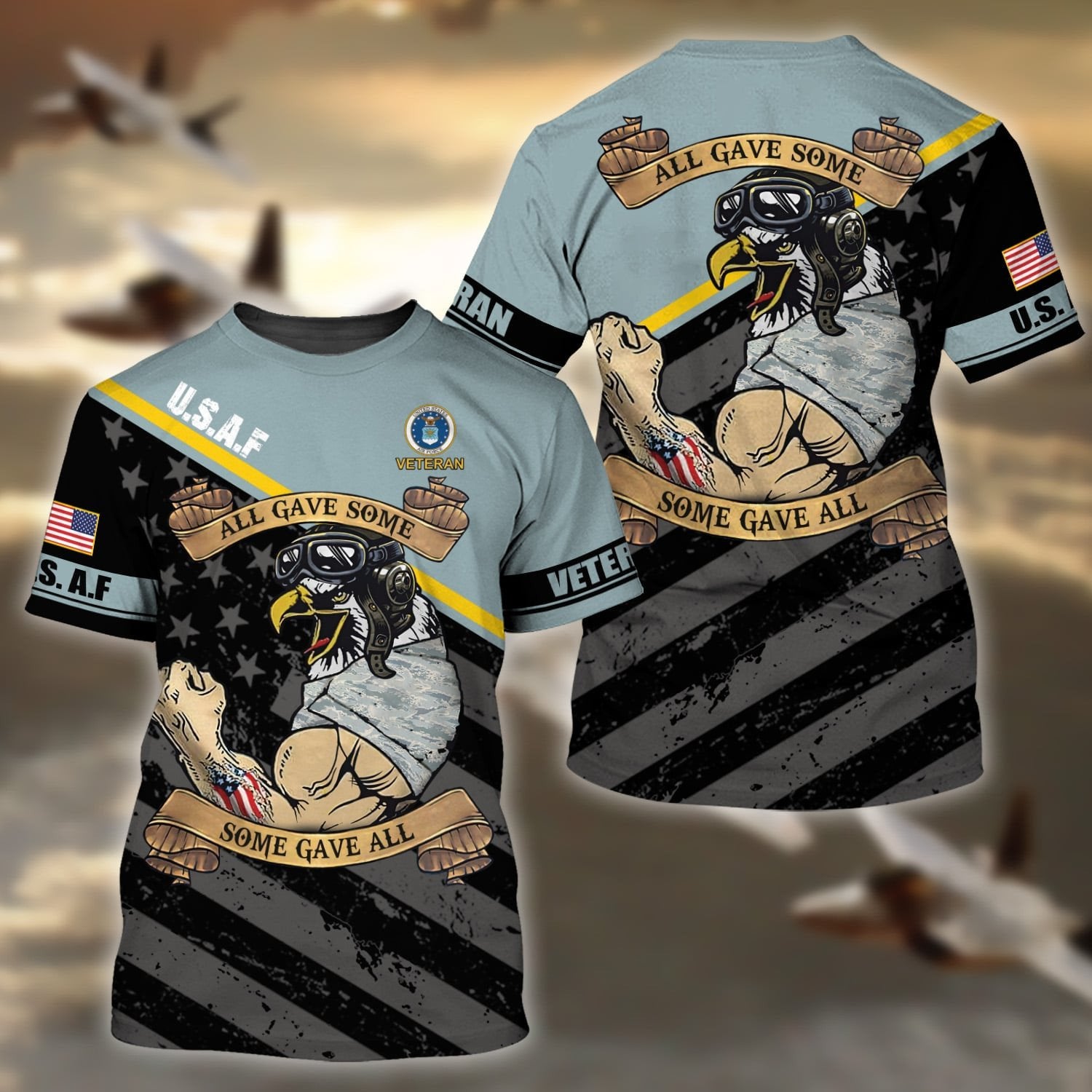 Premium Unique US Multiple Service T-Shirt TVN110202