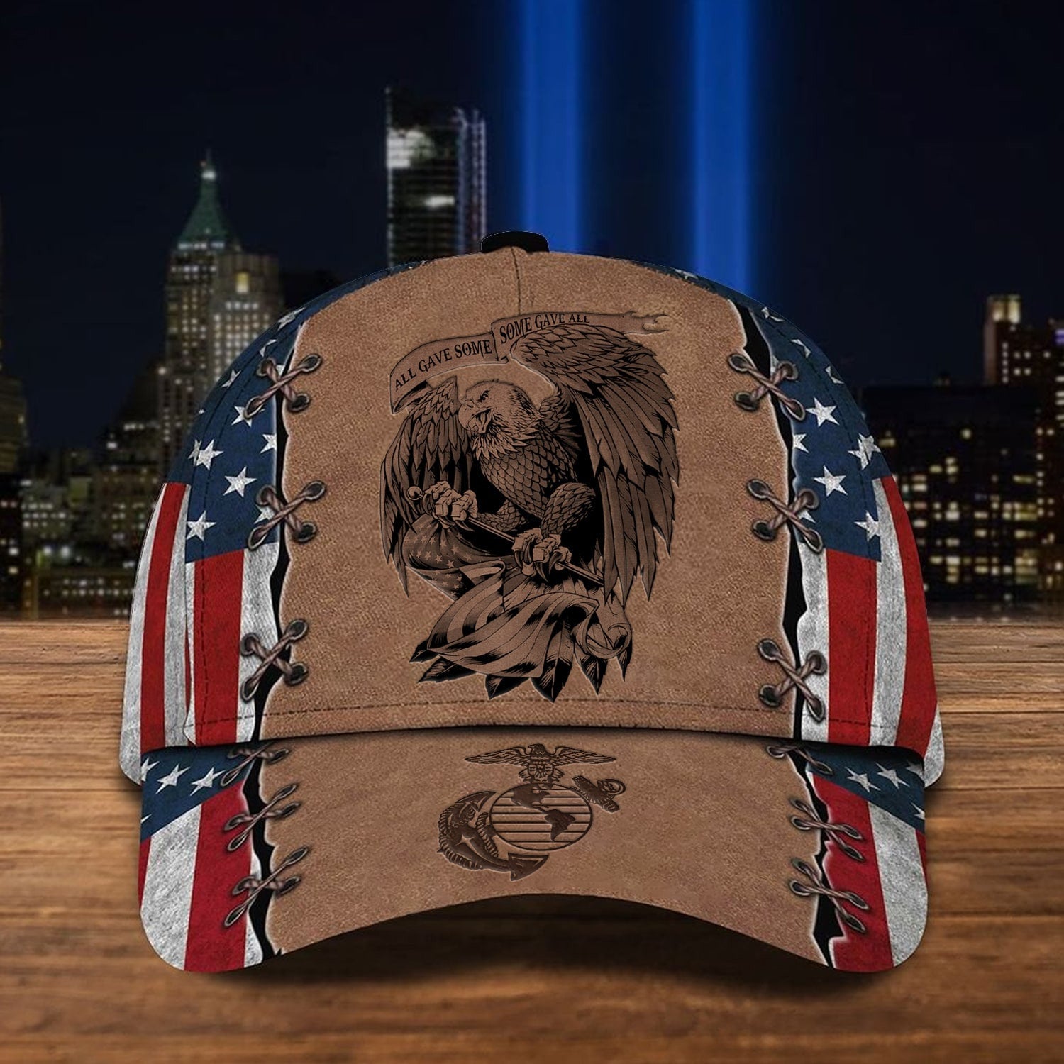 Premium Multiple US Military Services Veteran 3D Cap TVN190202