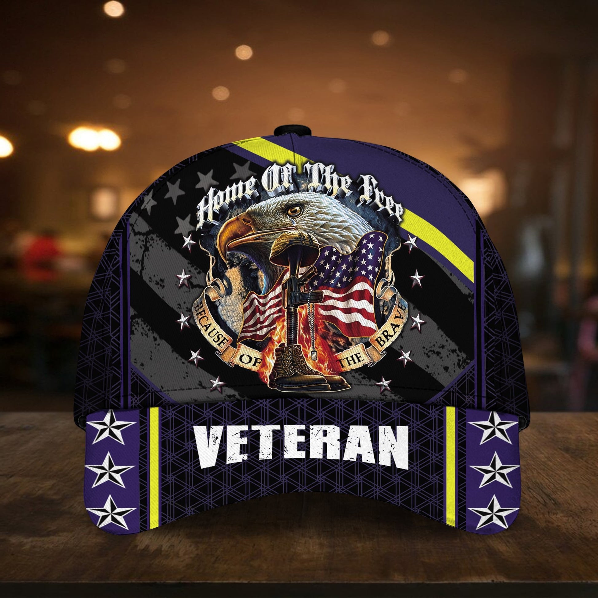 Premium Multiple Color Veteran 3D Cap PVC150201