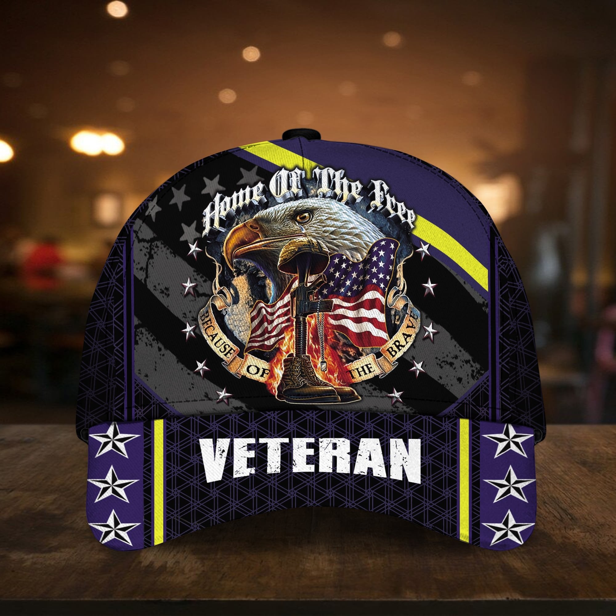 Premium Multiple Color Veteran 3D Cap PVC150201