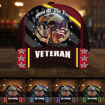 Premium Multiple Color Veteran 3D Cap PVC150201
