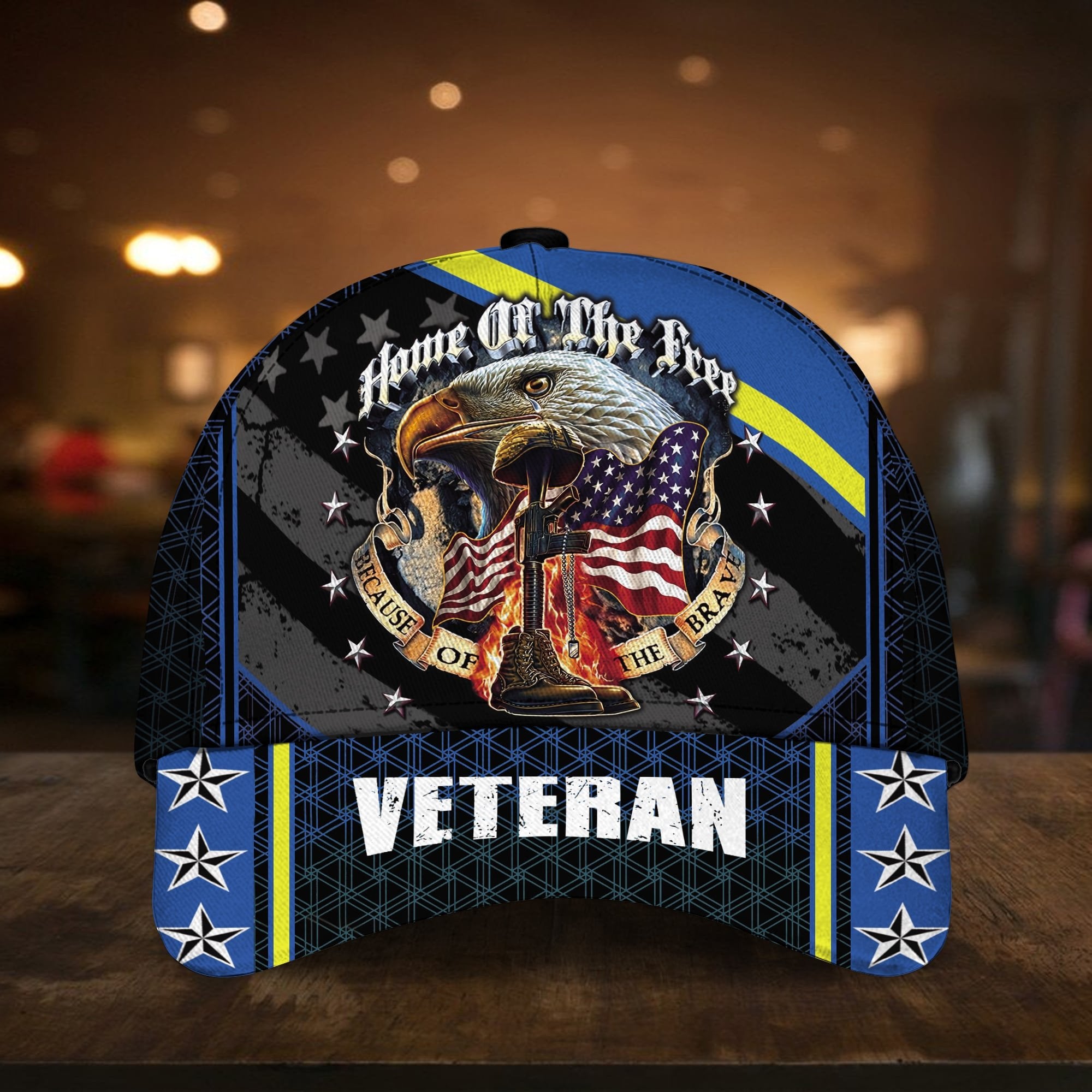 Premium Multiple Color Veteran 3D Cap PVC150201