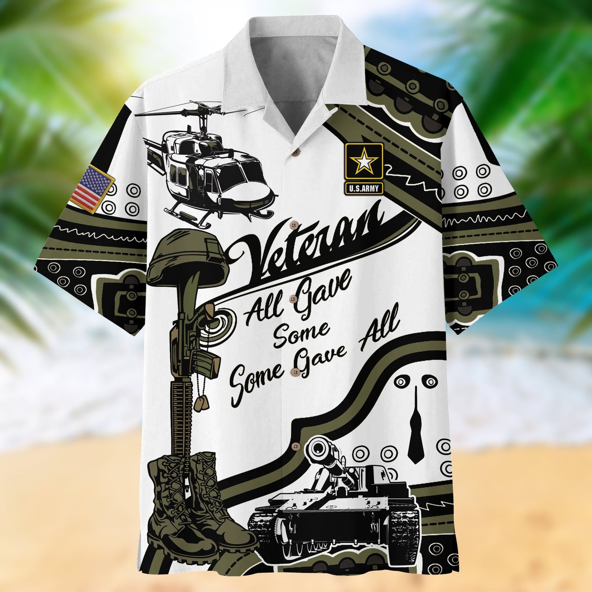 Premium U.S Multiple Service Veteran Hawaii Shirt PVC210202