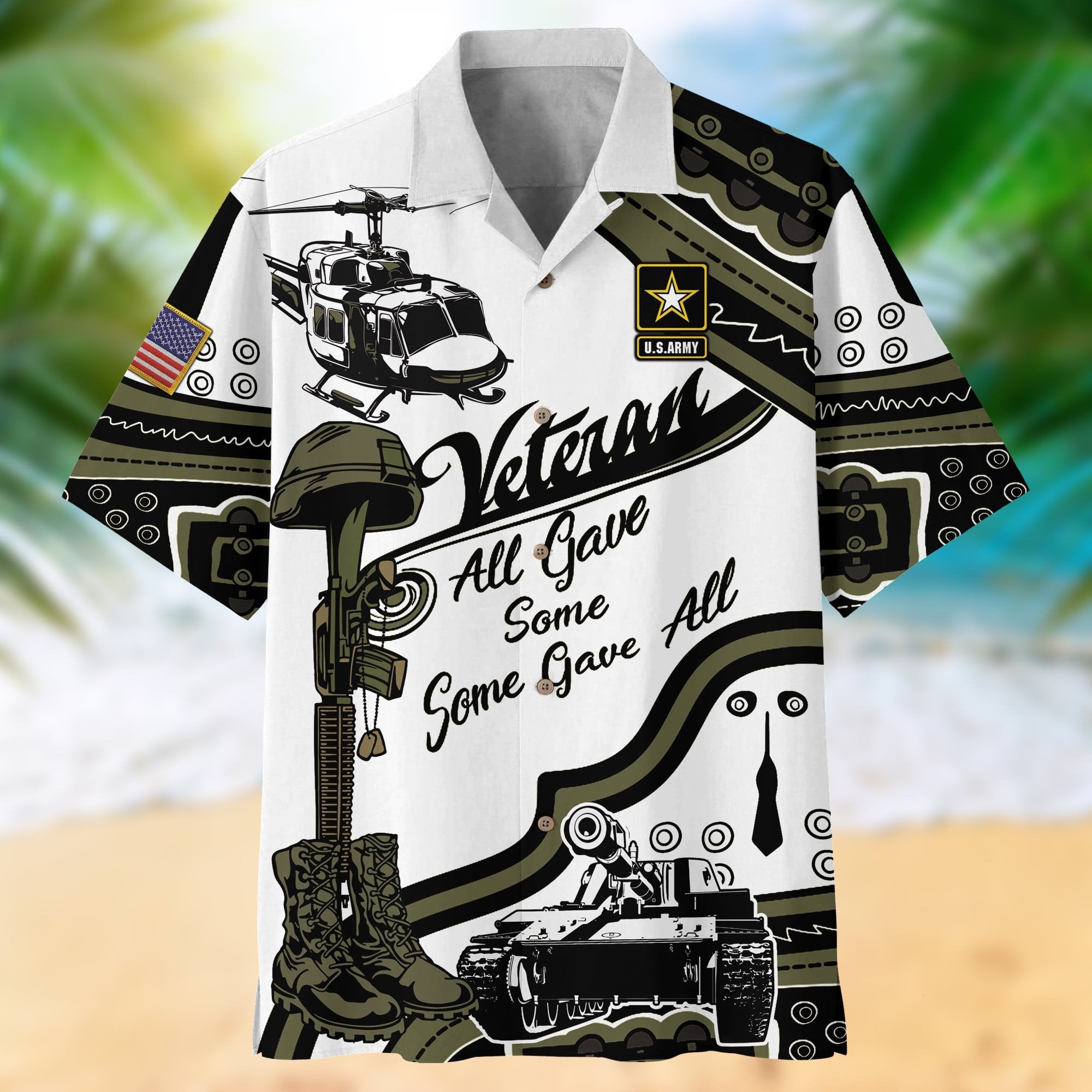 Premium U.S Multiple Service Veteran Hawaii Shirt PVC210202