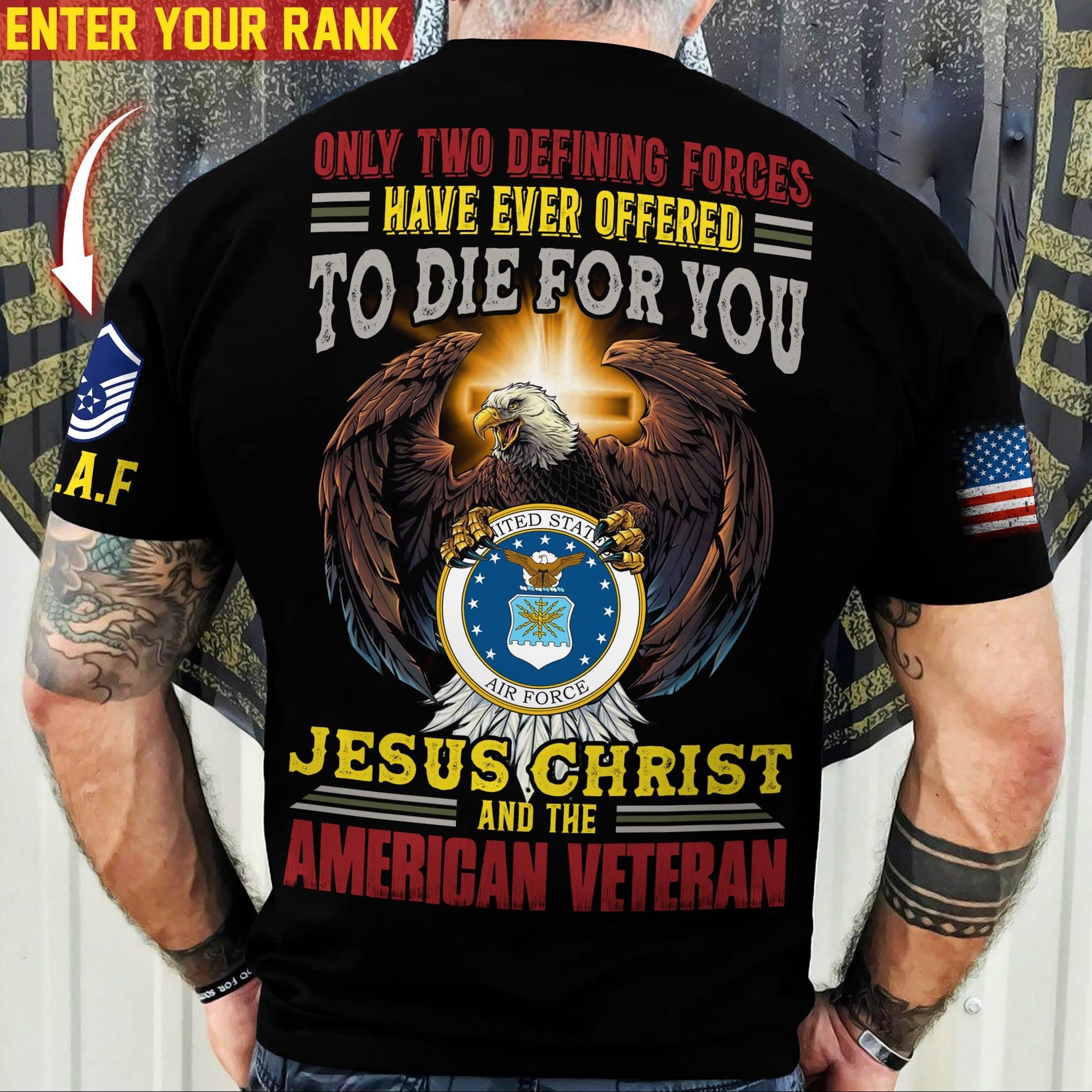 Premium Personalised Only Two Defining Forces Have Ever Offered To Die For You T-Shirt PVC240203
