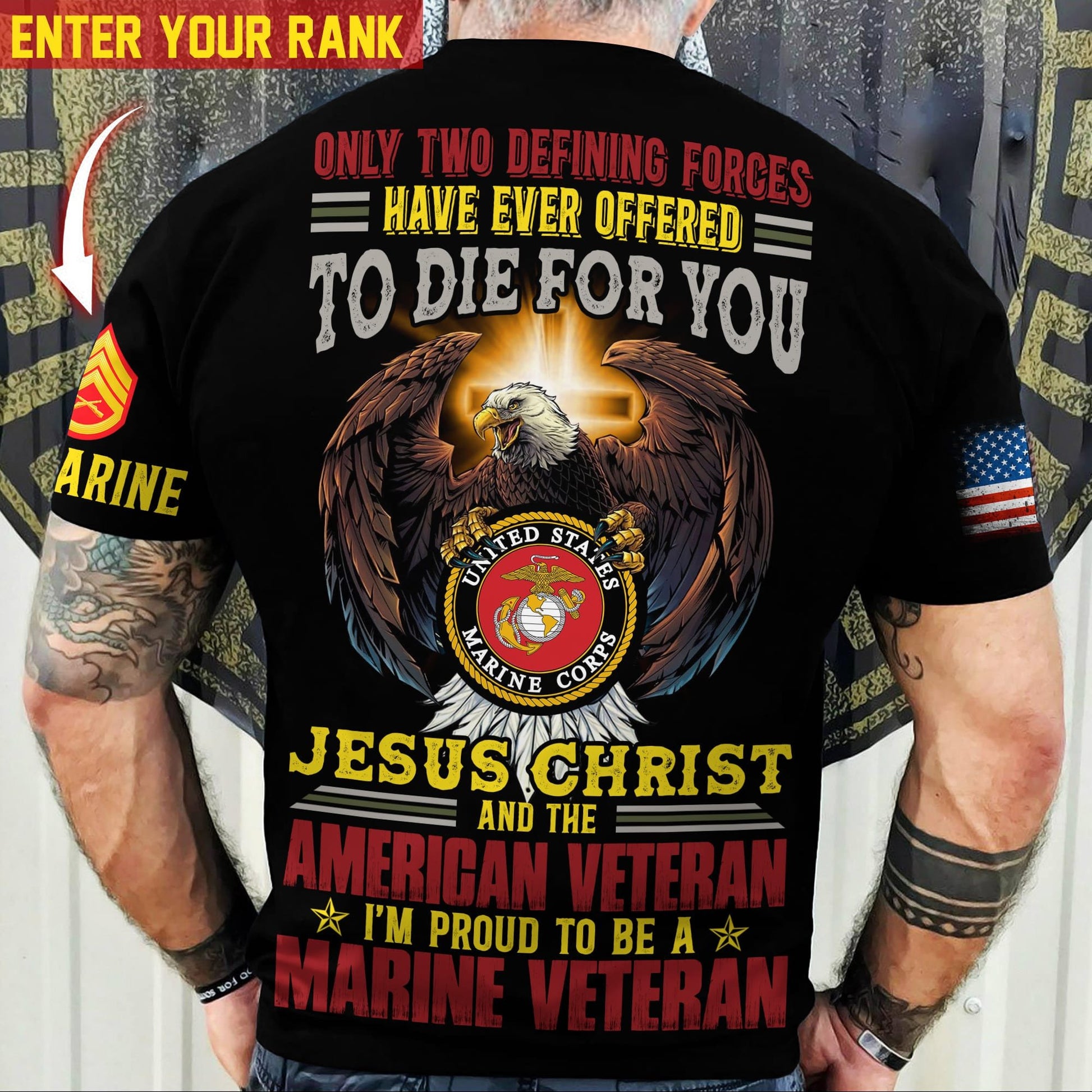 Premium Personalised Only Two Defining Forces Have Ever Offered To Die For You T-Shirt PVC240203