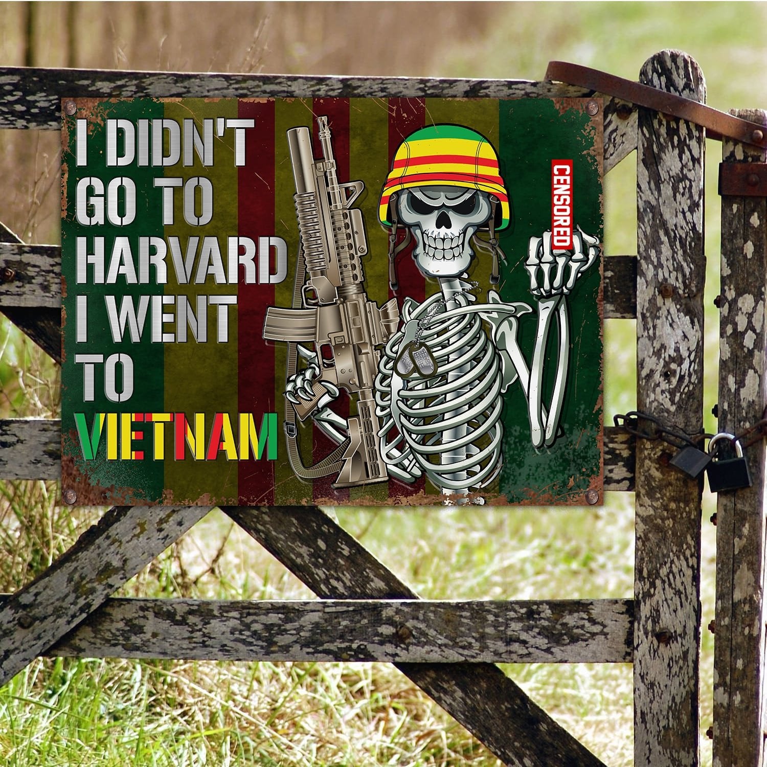 I Went To Vietnam Metal Sign TVN070303