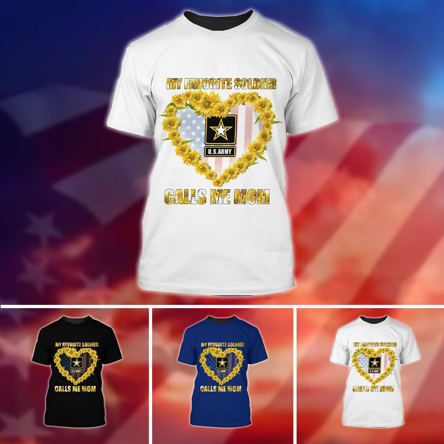 Unique My Favorite Soldier Call Me Mom T-Shirt PVC260302