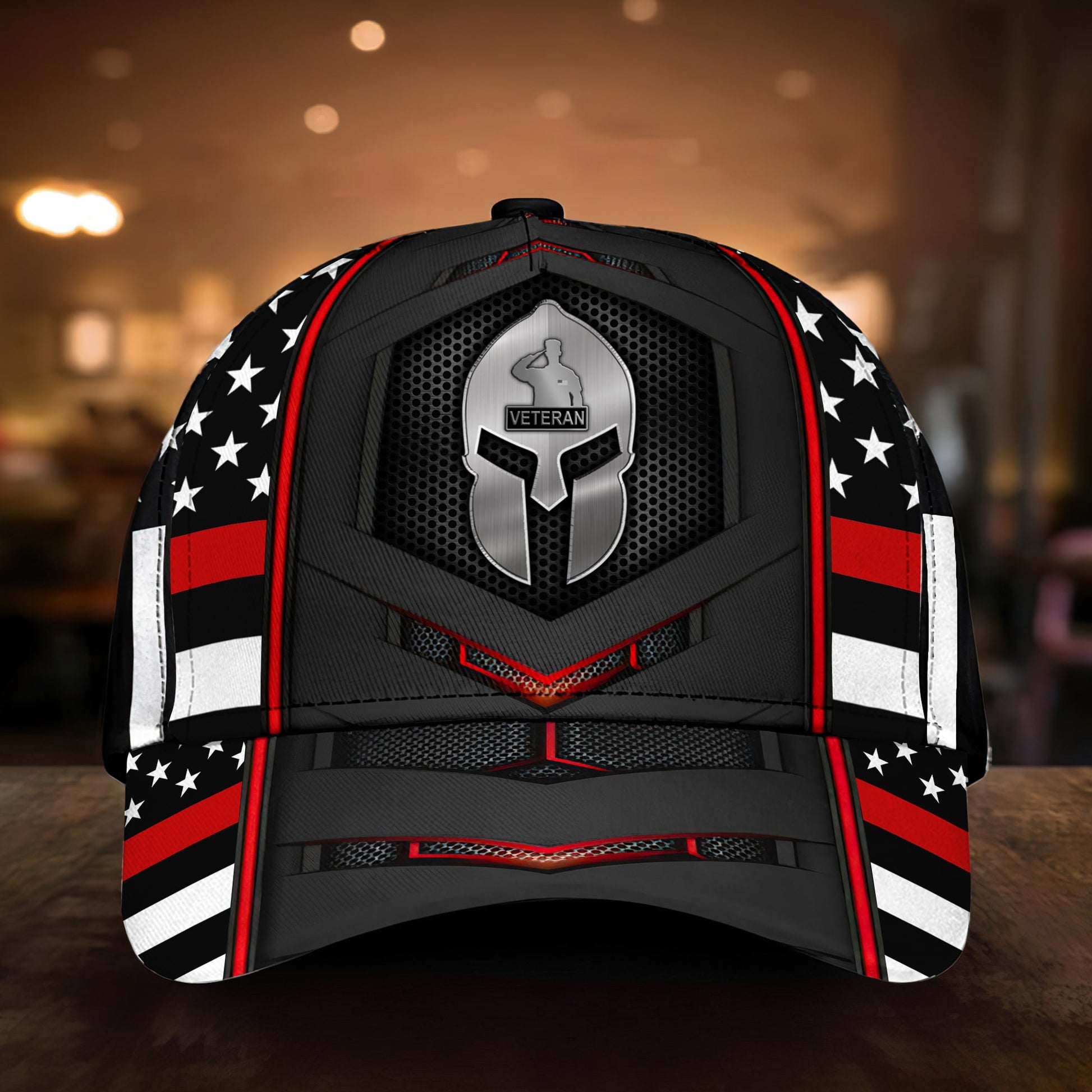 Unique U.S Multiple Service Veteran 3D Cap PVC050302