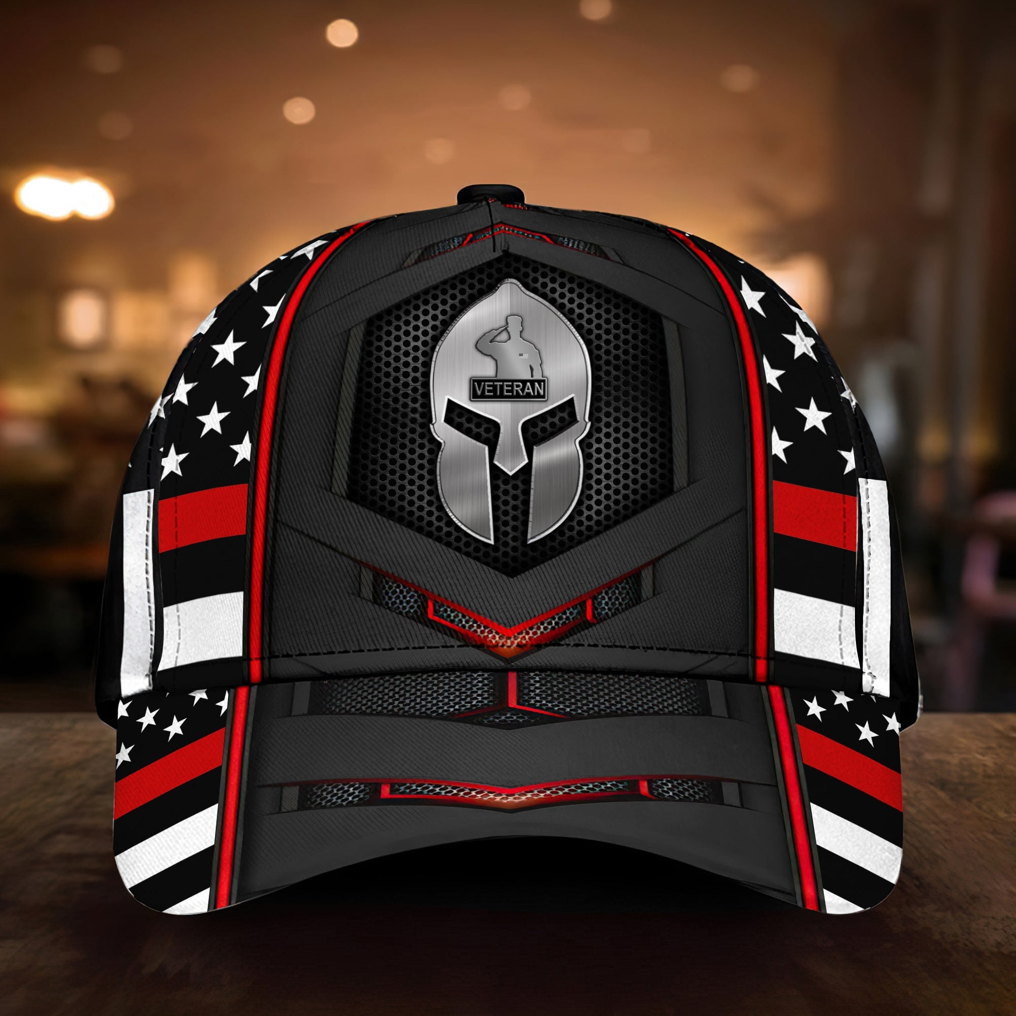 Unique U.S Multiple Service Veteran 3D Cap PVC050302