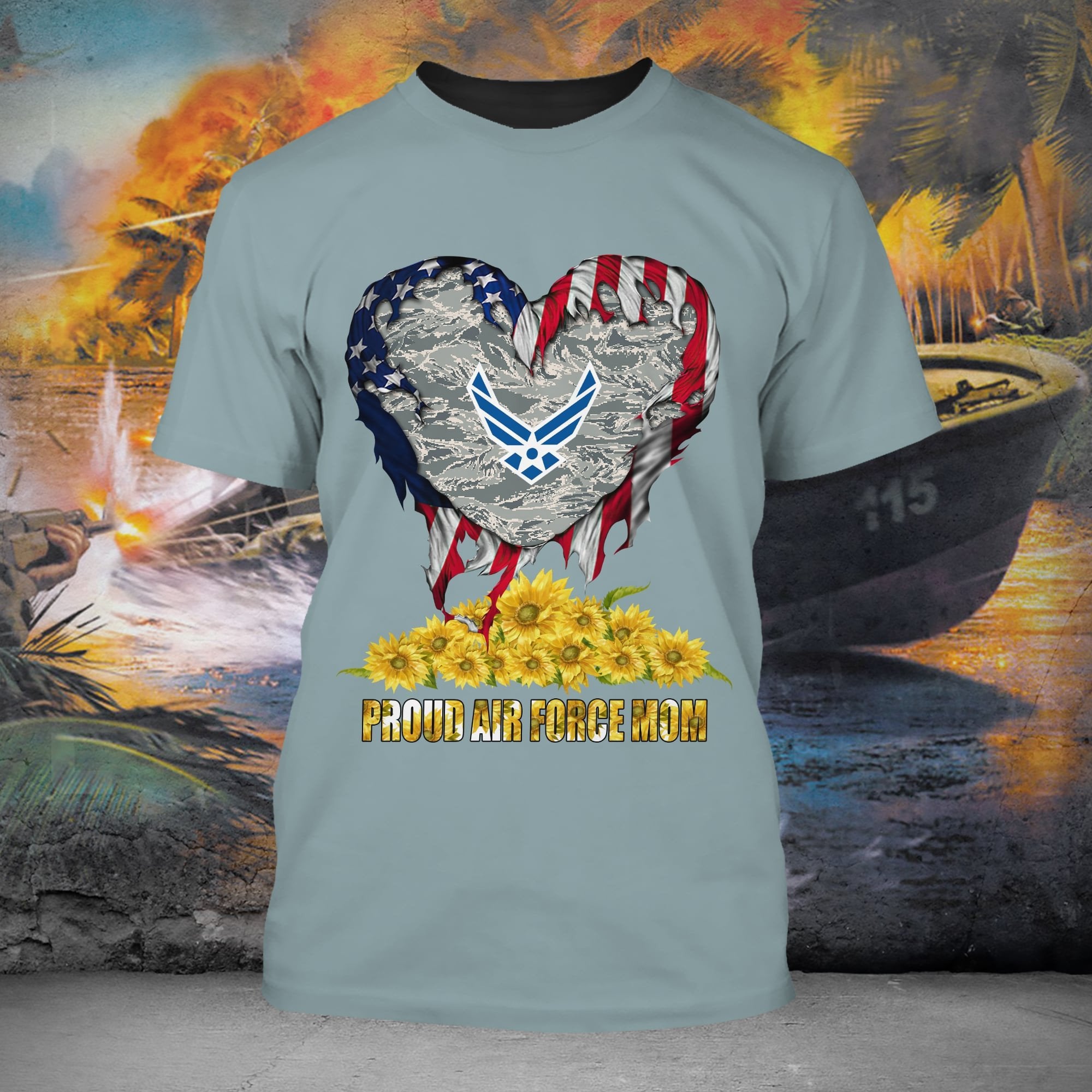 Unique Proud Veteran Mom T-Shirt PVC260301