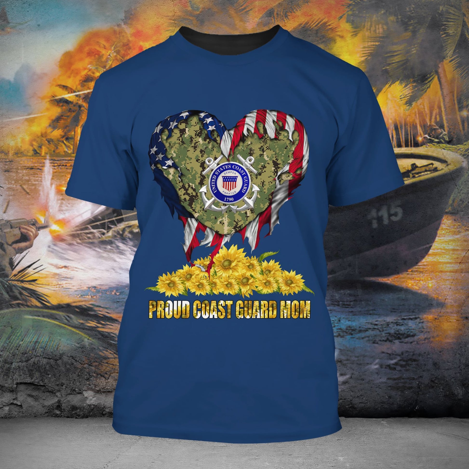 Unique Proud Veteran Mom T-Shirt PVC260301