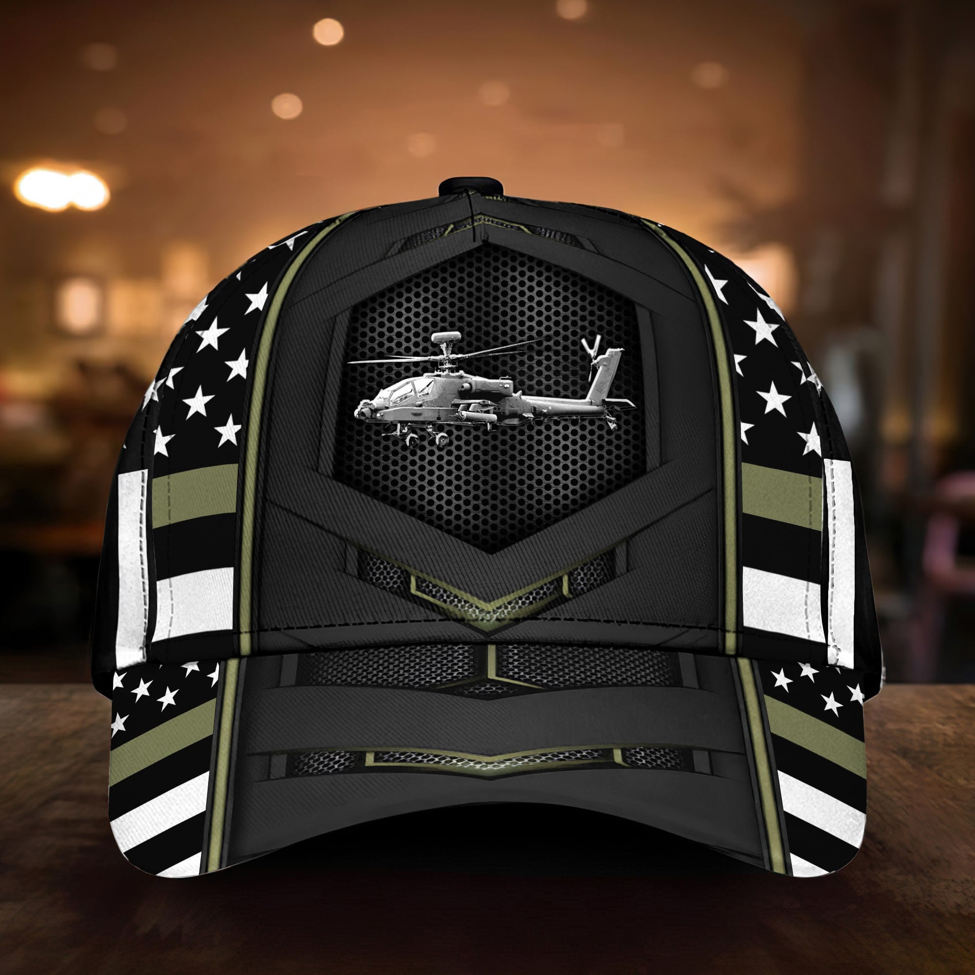 Premium Multiple Color Veteran 3D Cap PVC090302