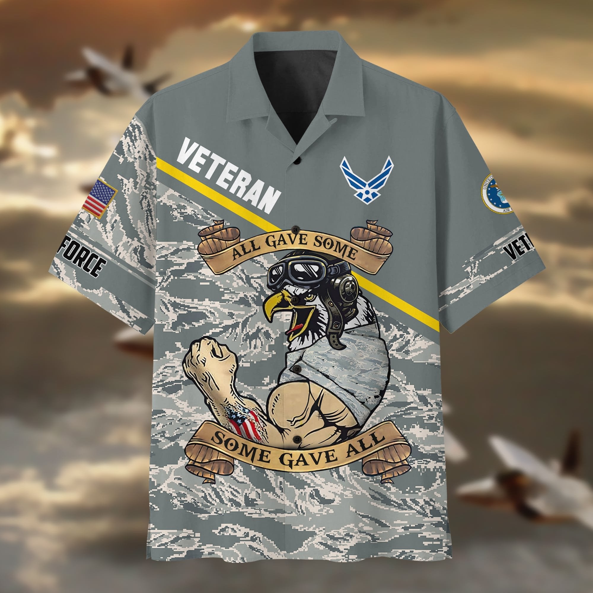 Premium U.S Multiple Service Veteran Hawaii Shirt PVC250302