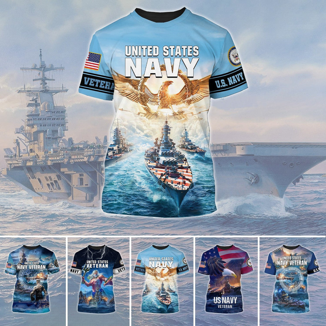 Premium U.S. Navy Veteran Collection T-Shirt PVC220301