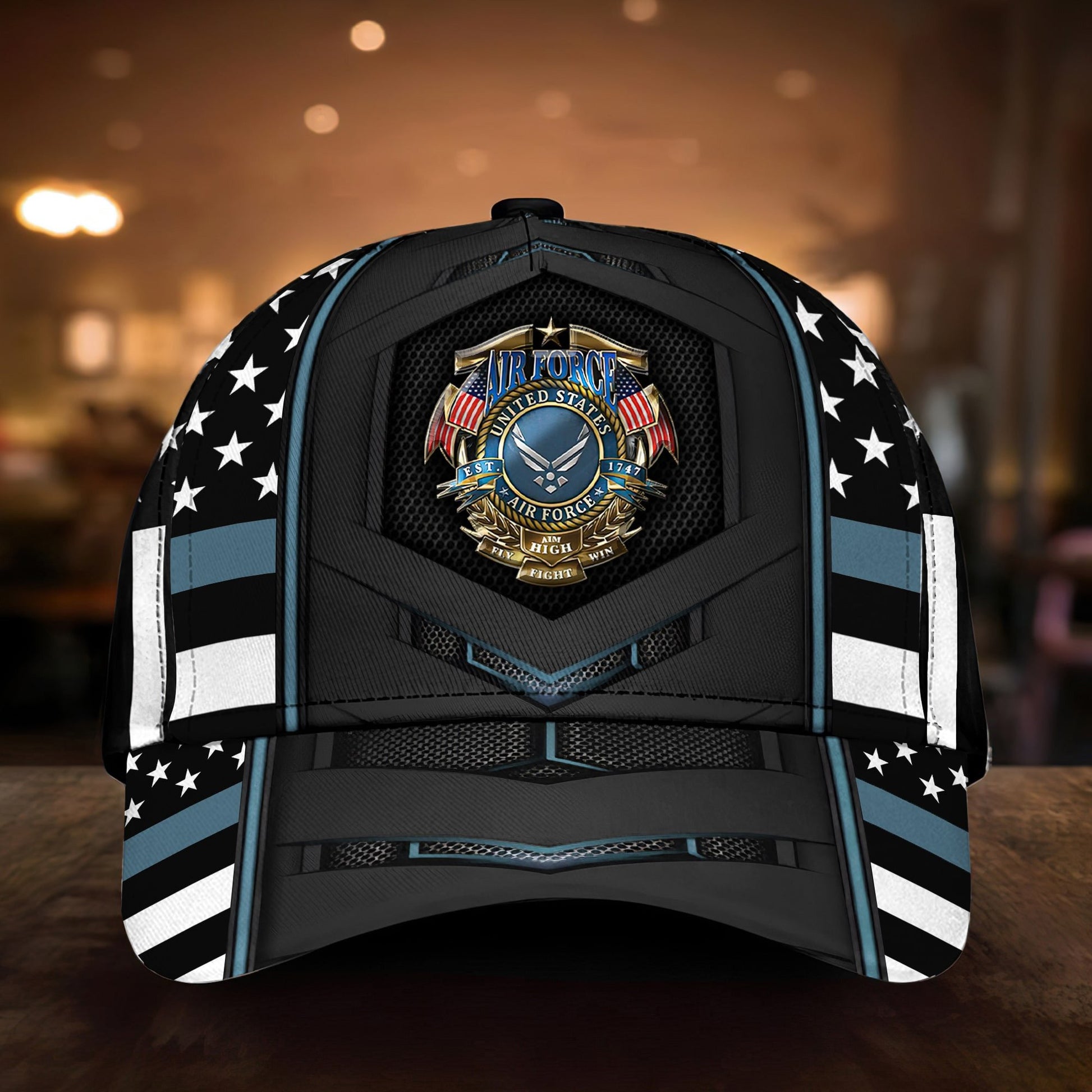 Premium U.S Multiple Service Veteran 3D Cap PVC030301