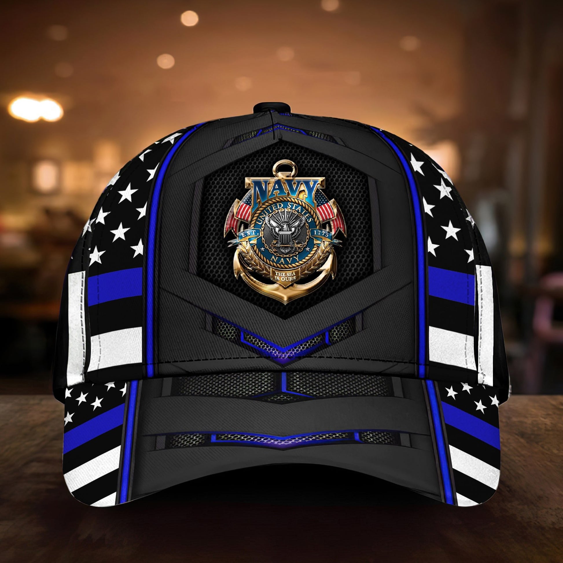 Premium U.S Multiple Service Veteran 3D Cap PVC030301