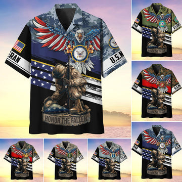Premium U.S Multiple Service Veteran Hawaii Shirt YL97.19040103