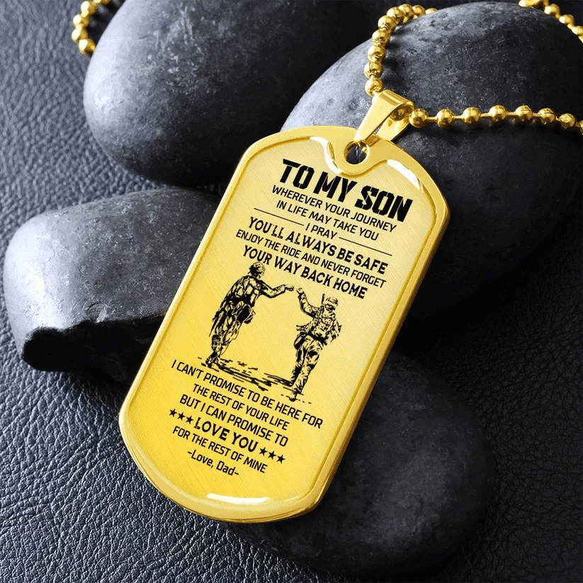 To My Son - Veteran - Dog Tag - PVC250402