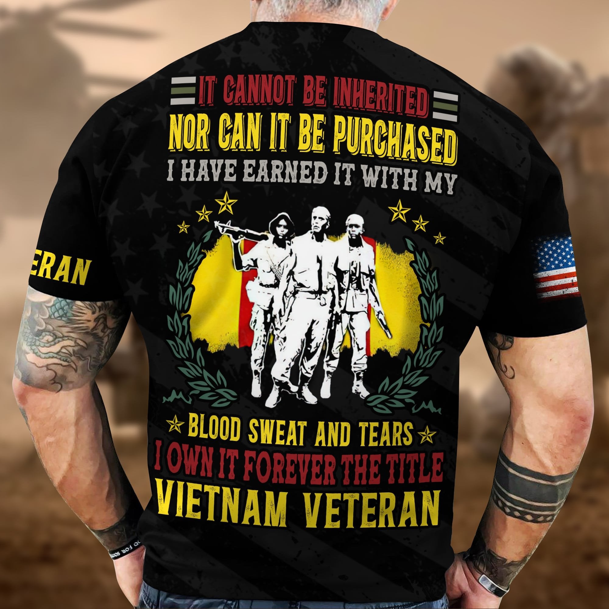 Proud Vietnam Veteran T-Shirt PVC180403