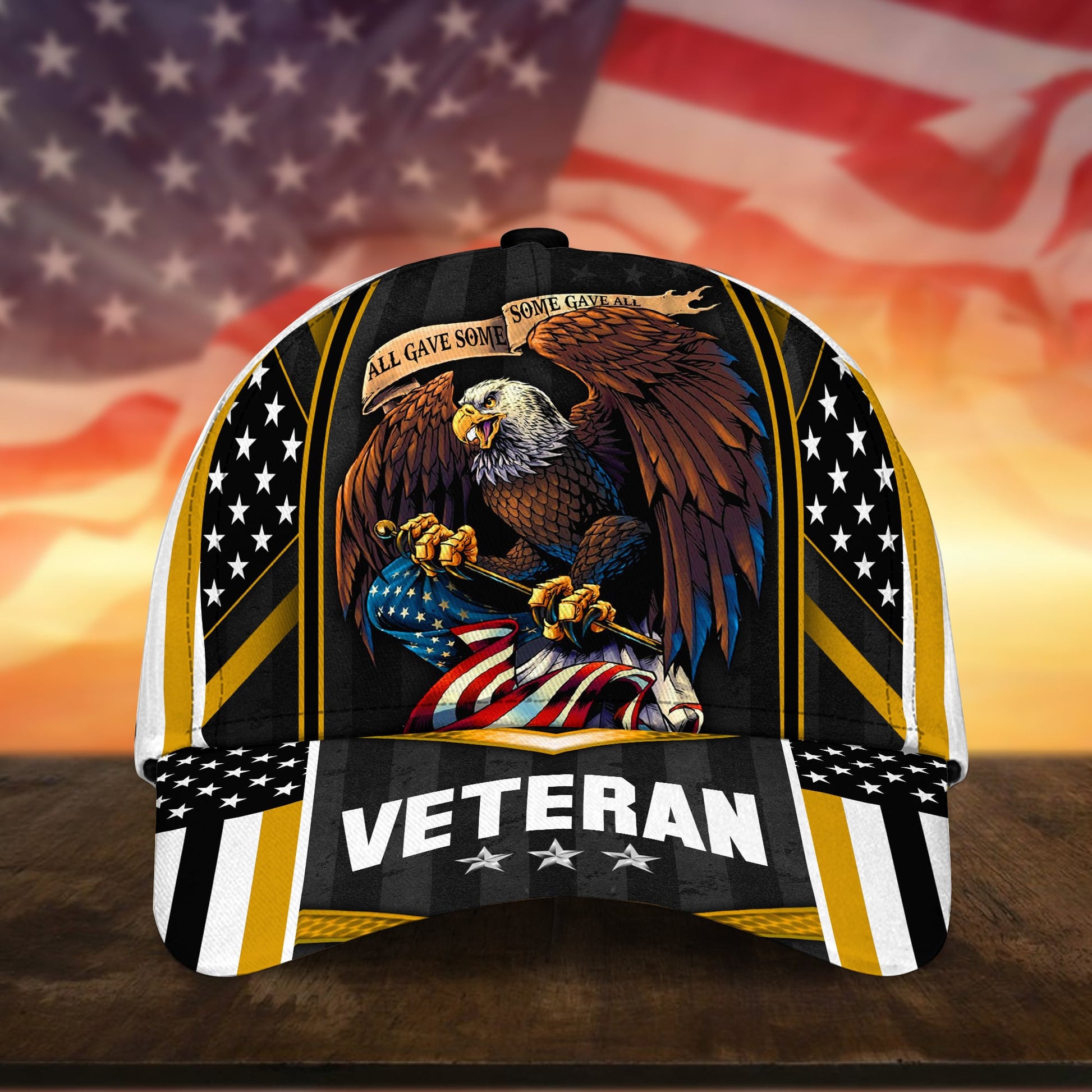 Premium Multiple Color Veteran 3D Cap PVC310303