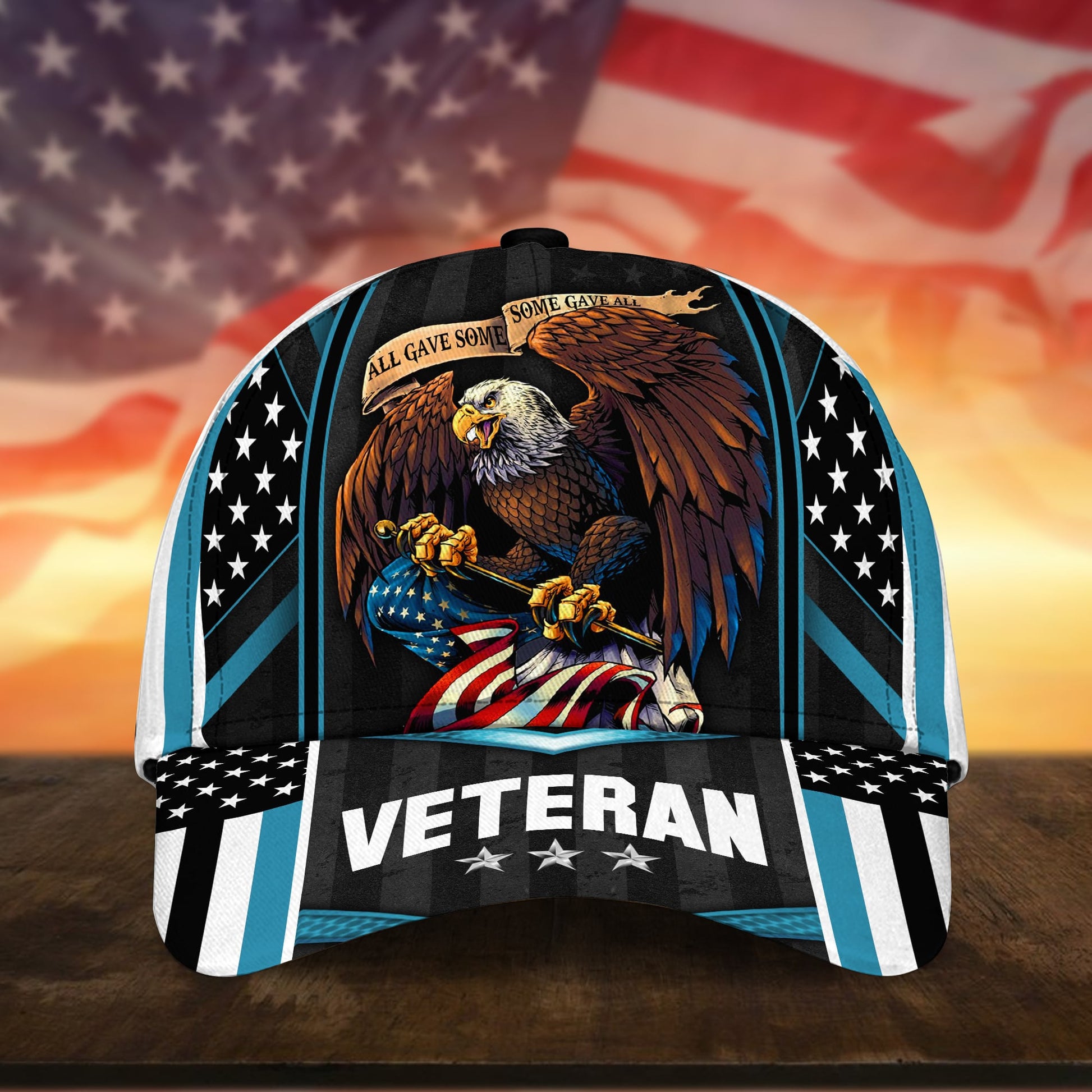 Premium Multiple Color Veteran 3D Cap PVC310303