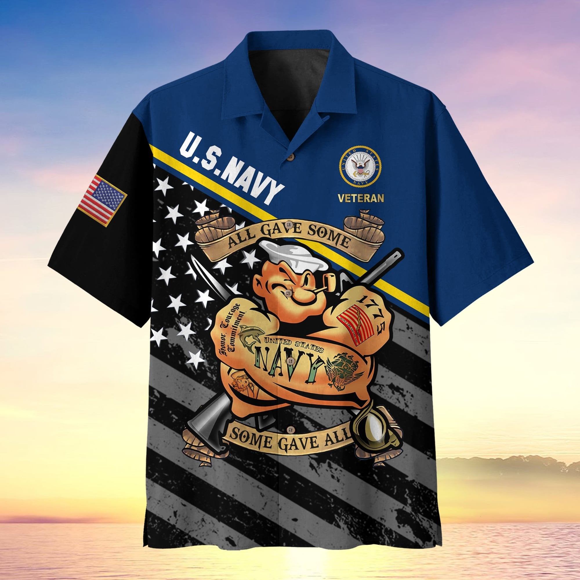 Premium U.S Navy Veteran Hawaii Shirt PVC260404