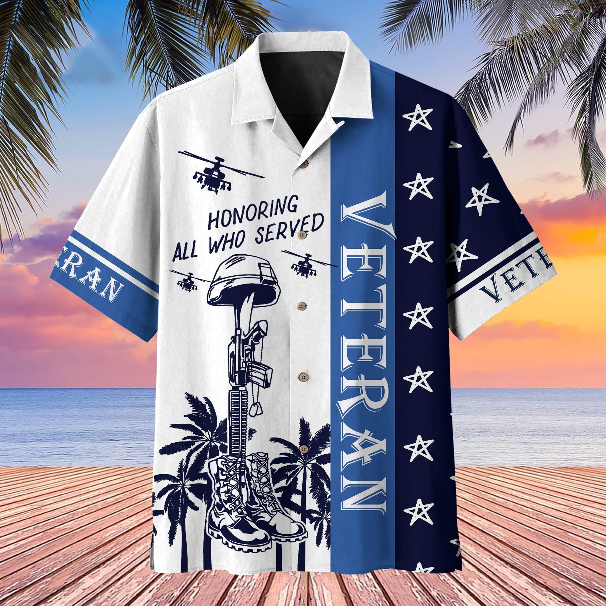 Premium U.S Veteran Hawaii Shirt PVC100502