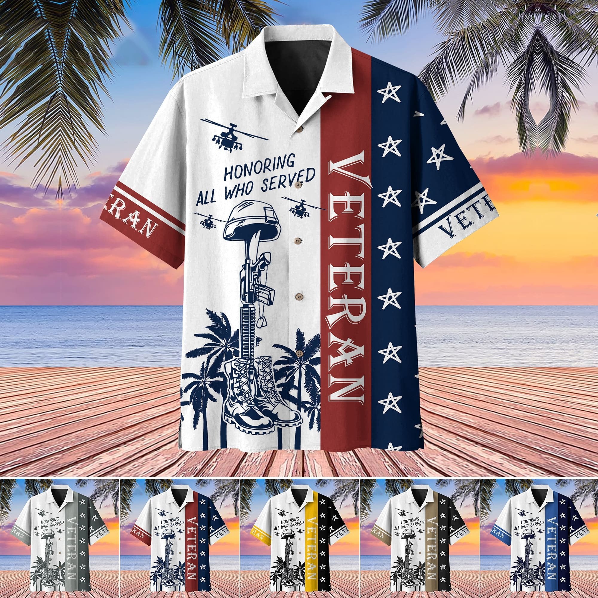 Premium U.S Veteran Hawaii Shirt PVC100502