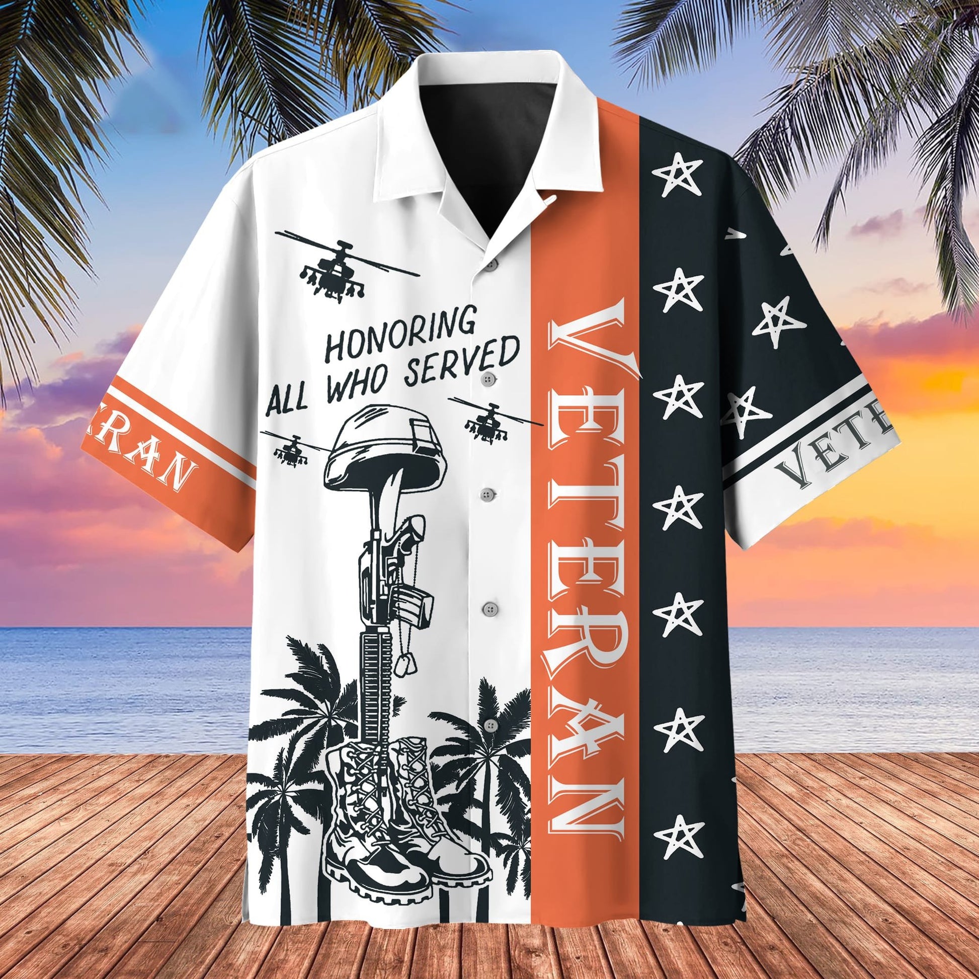 Premium U.S Veteran Hawaii Shirt PVC100502