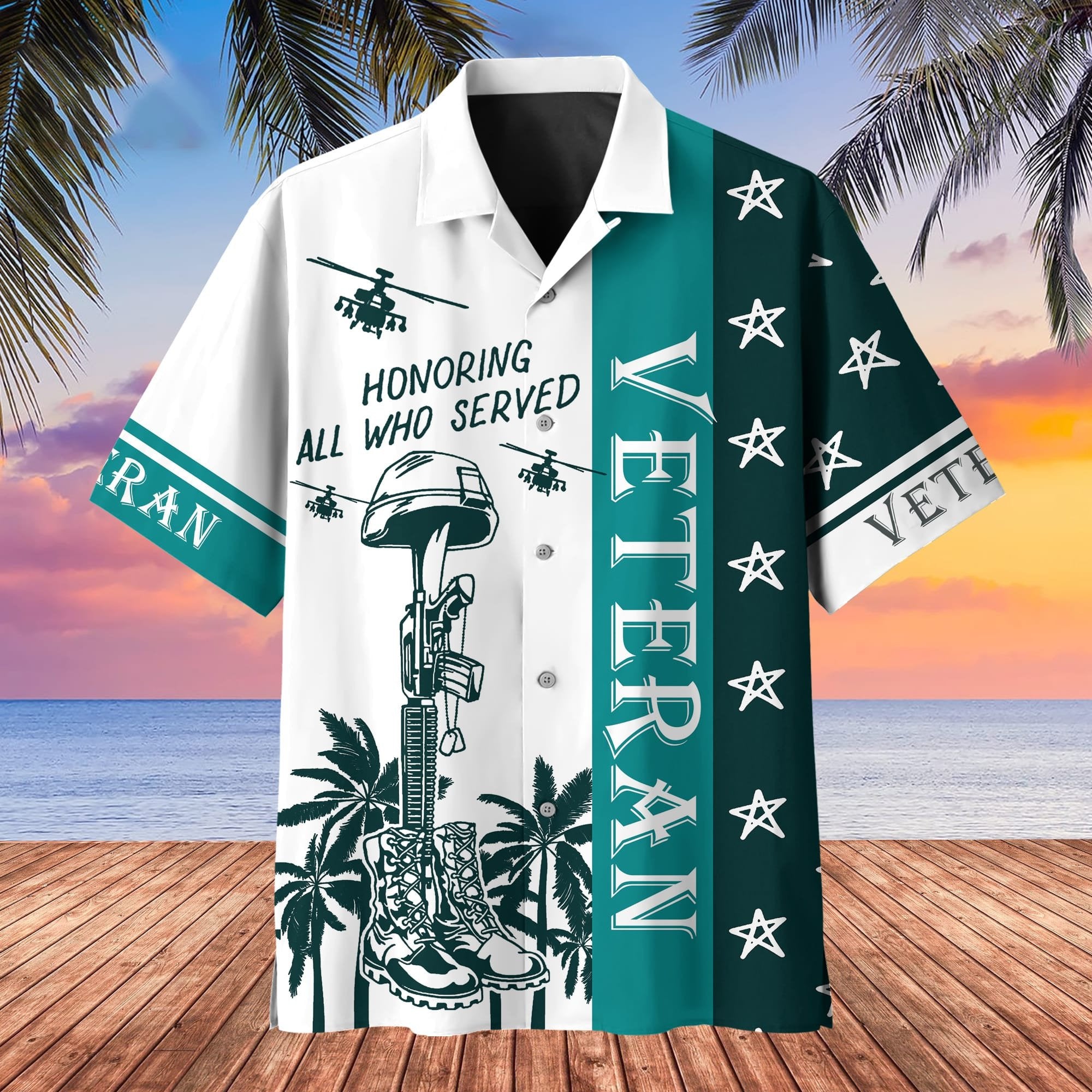 Premium U.S Veteran Hawaii Shirt PVC100502