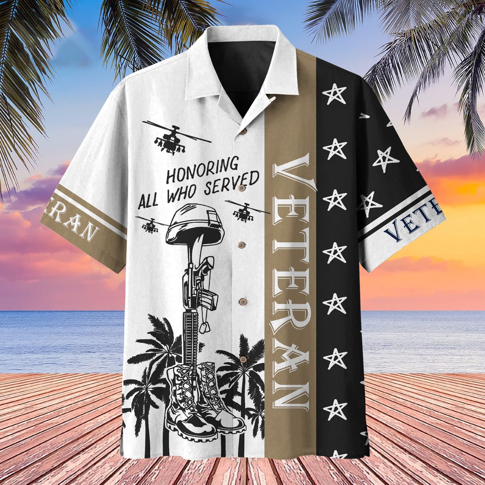 Premium U.S Veteran Hawaii Shirt PVC100502