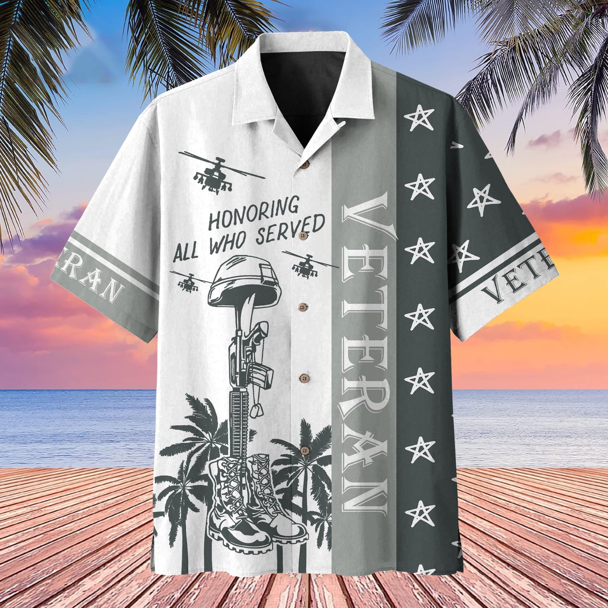 Premium U.S Veteran Hawaii Shirt PVC100502